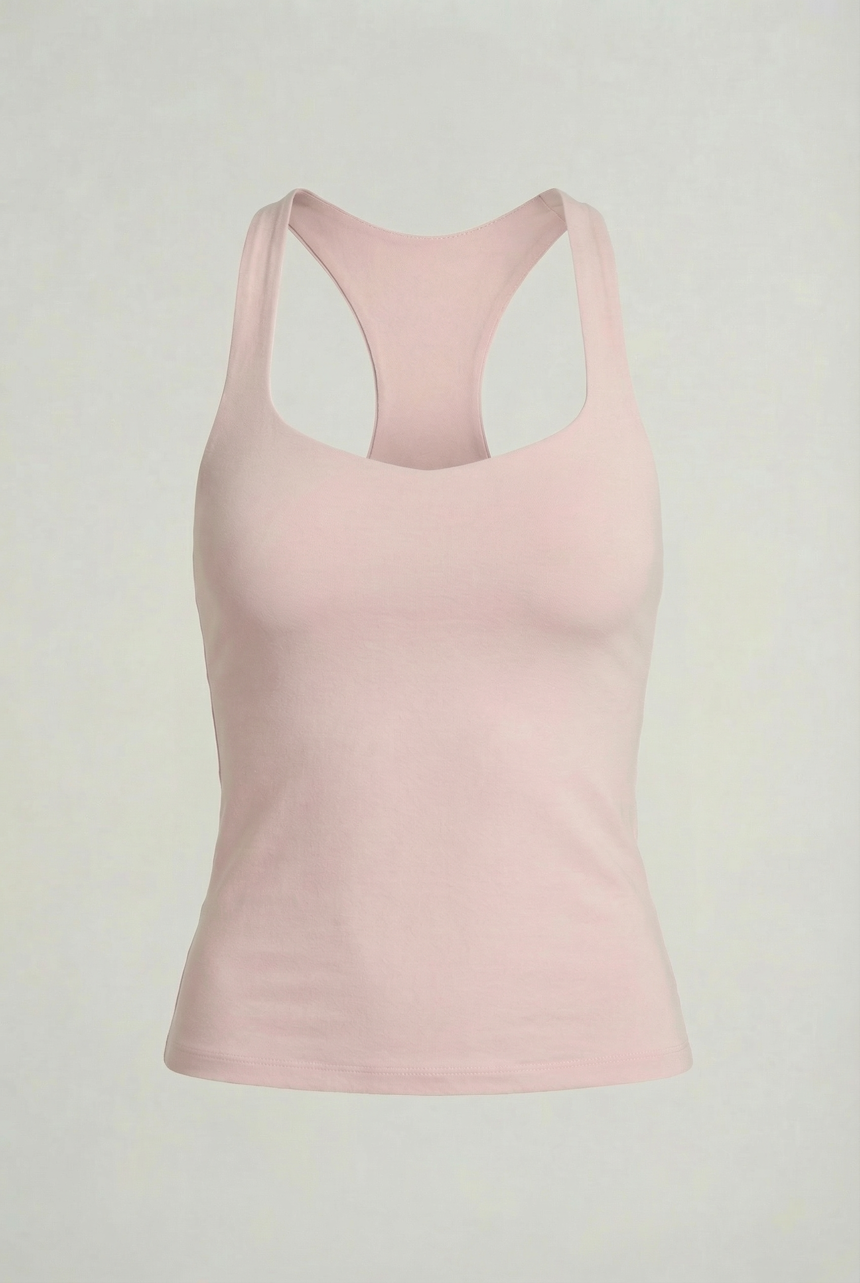 SCULPT RACERBACK TOP – POWDER PINK