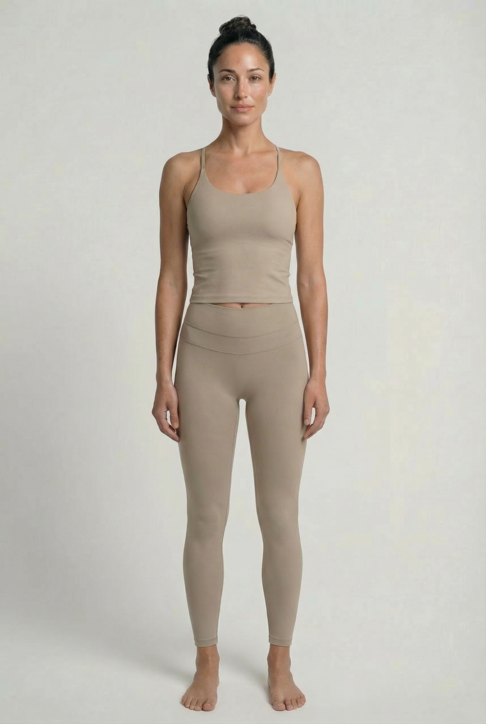 HIGH-WAISTED SCULPT LEGGINGS – SOFT BEIGE